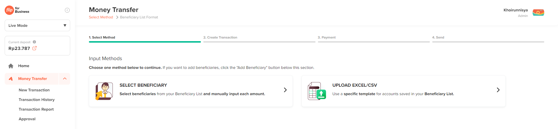 money transfer